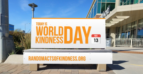 World Kindness Day Bench